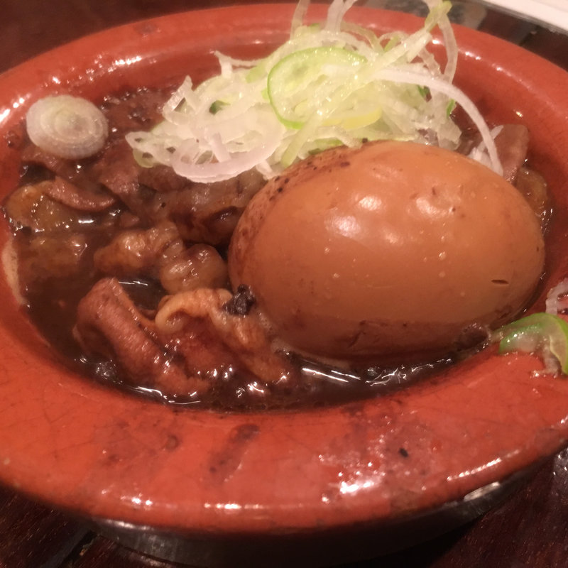 煮込み玉子入(山利喜 新館)