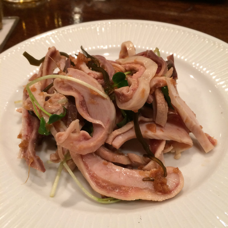 ガツ刺し生姜正油(山利喜 新館)