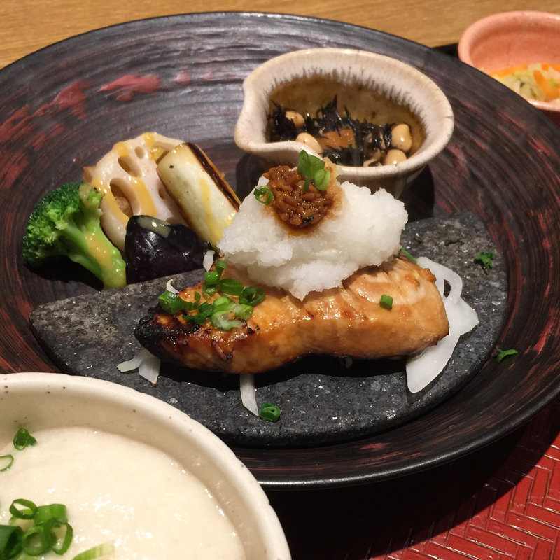 醤油麹漬けメカジキのステーキ定食〜おろし醤油麹添え〜(大戸屋ごはん処 テラッソ姫路店)