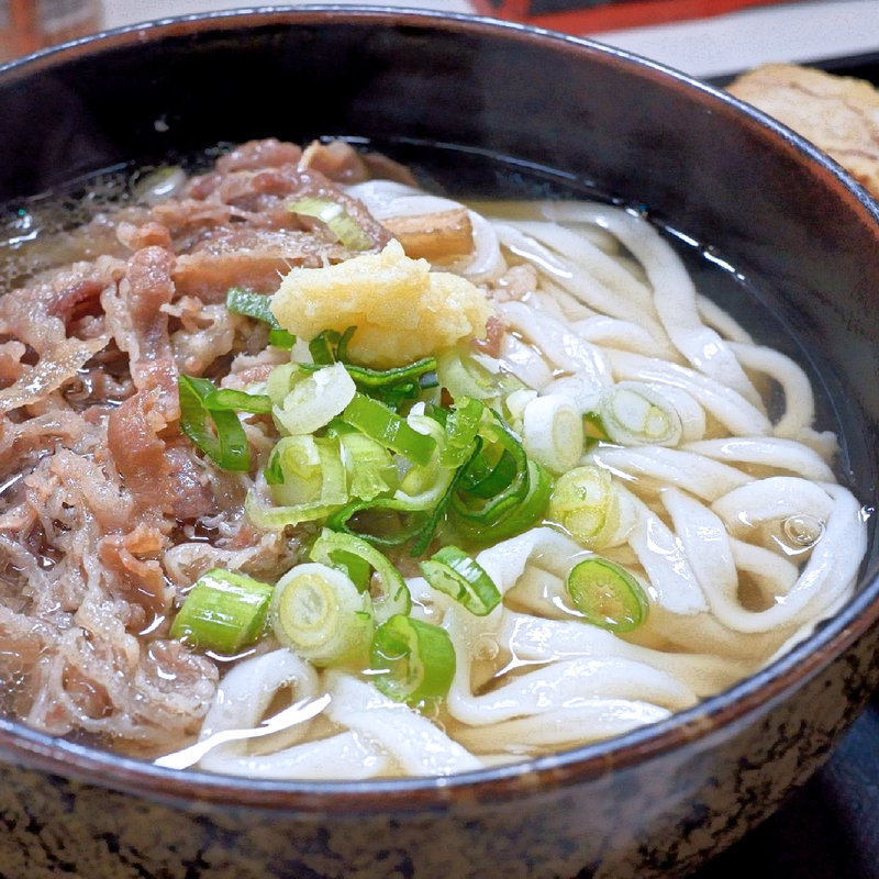 肉うどん(うぶしな )