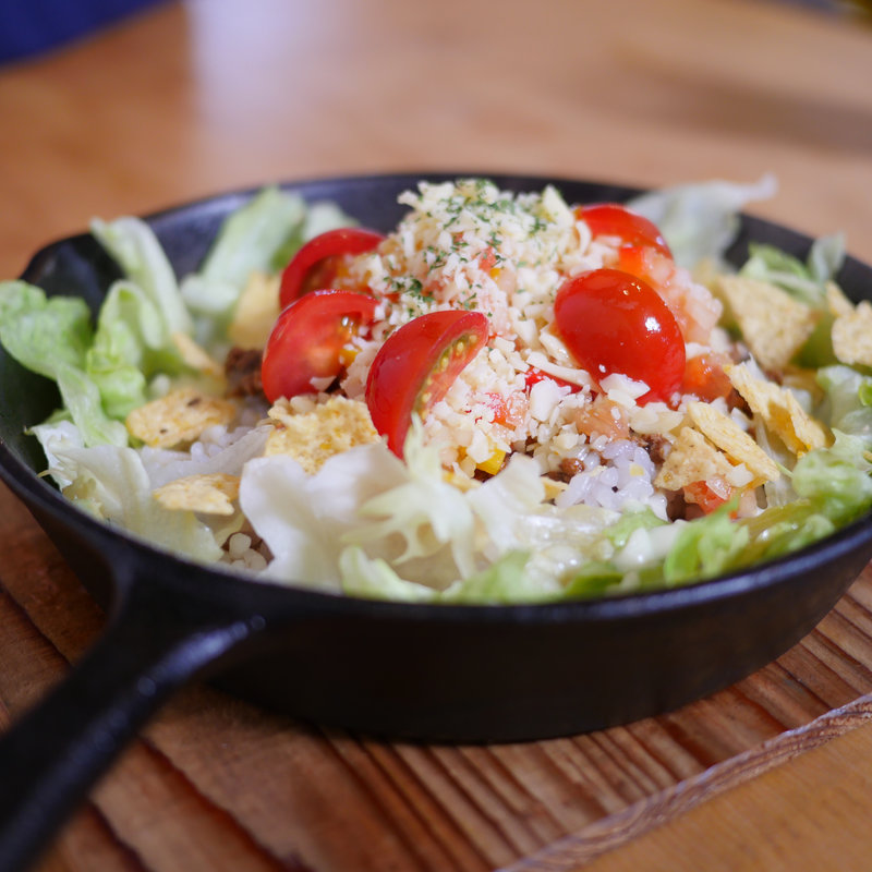 スキレットのタコライス(ランバー ヤード （LUMBER YARD）)