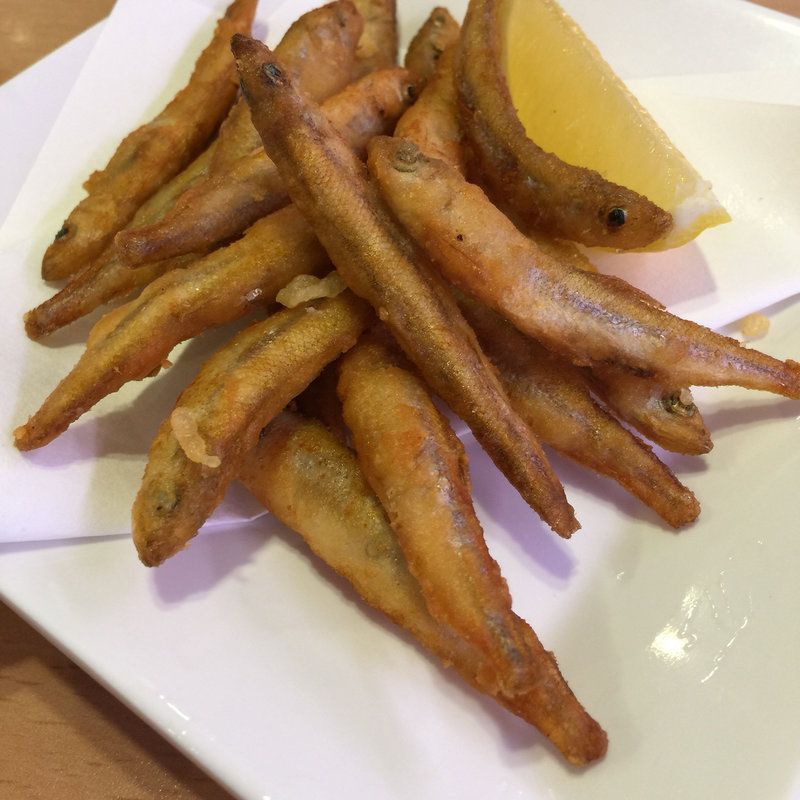 天然！わかさぎ唐揚げ盛り(かっぱ寿司 西京極店 )