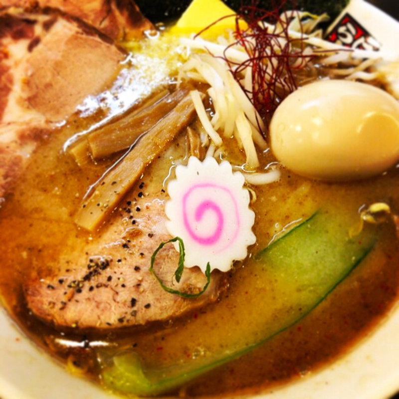 特製味噌バター煮干しラーメン(煮干しらーめん 玉五郎 東京新宿店)