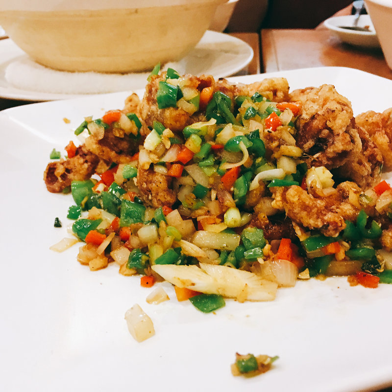 カエルの塩山椒炒め(川香苑 本店)