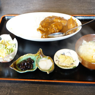 ランチ 地鶏根菜カレーセット(つた弥 )