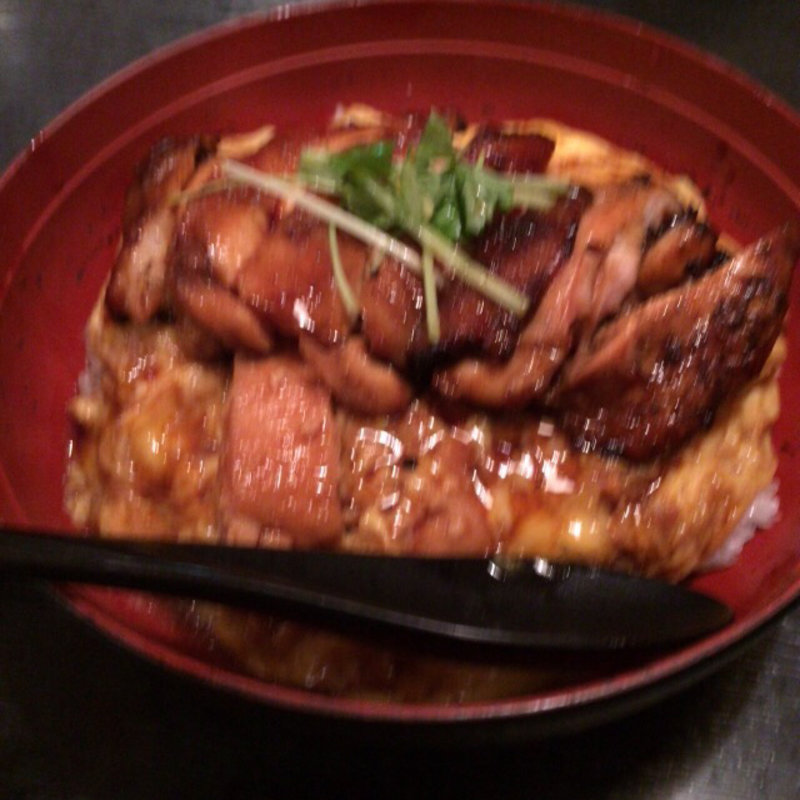 照り焼きと親子の欲張り丼(一番どり ニッセイ新大阪ビル店)