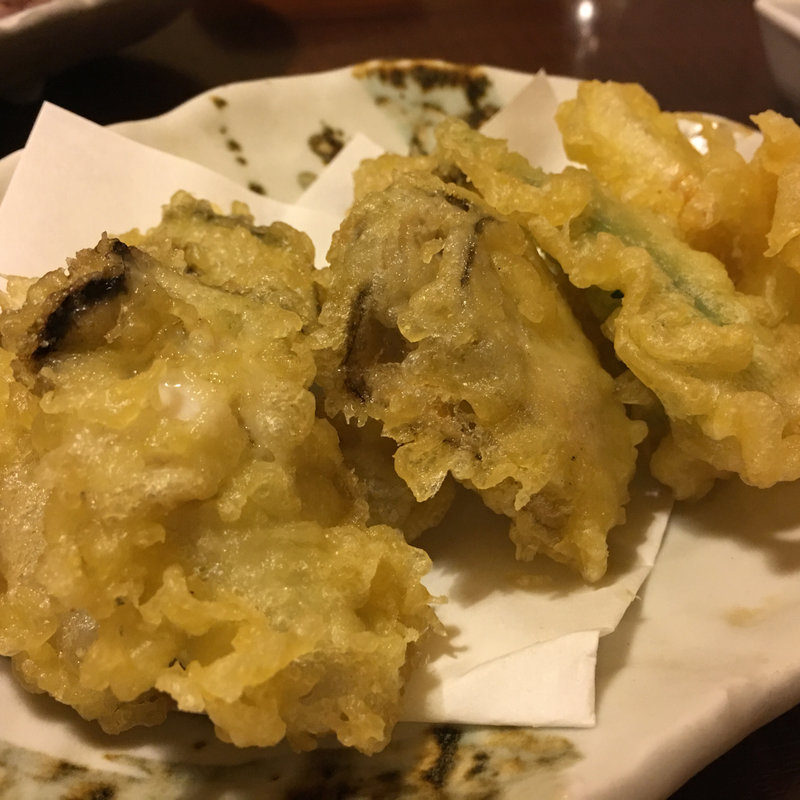 牡蠣天ぷら(和彩酒処 伊織)