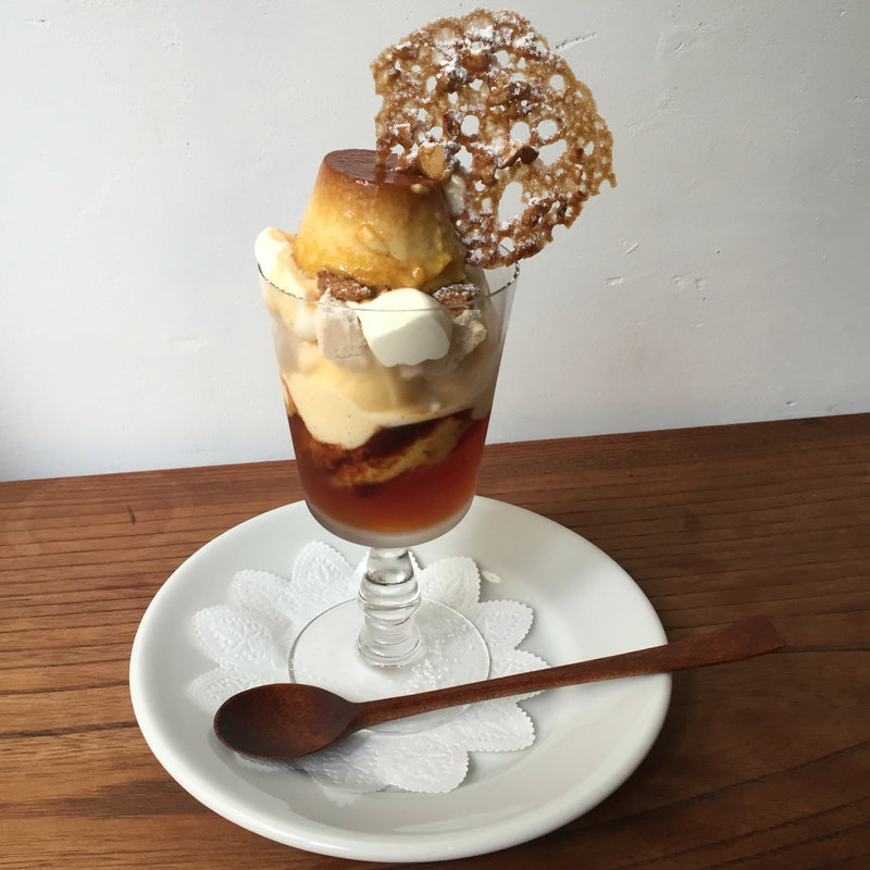 かぼちゃプリンと紅茶ゼリーのパフェ(CORNELL(コーネル))