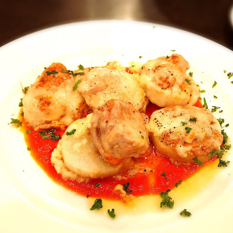 長芋とあん肝のチーズ焼き(イーターブル)