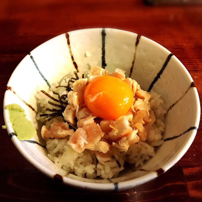 ささみユッケご飯(たけいち )