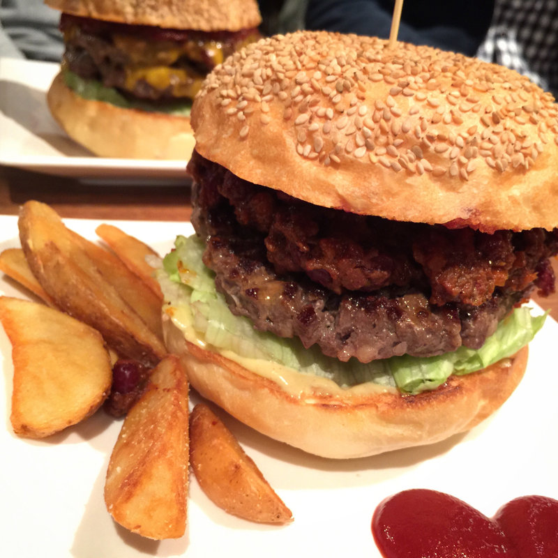 チリビーンズバーガーL(Esquerre Cafe)