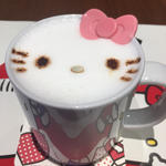 キティーちゃんラテ(キティーちゃんカフェ)