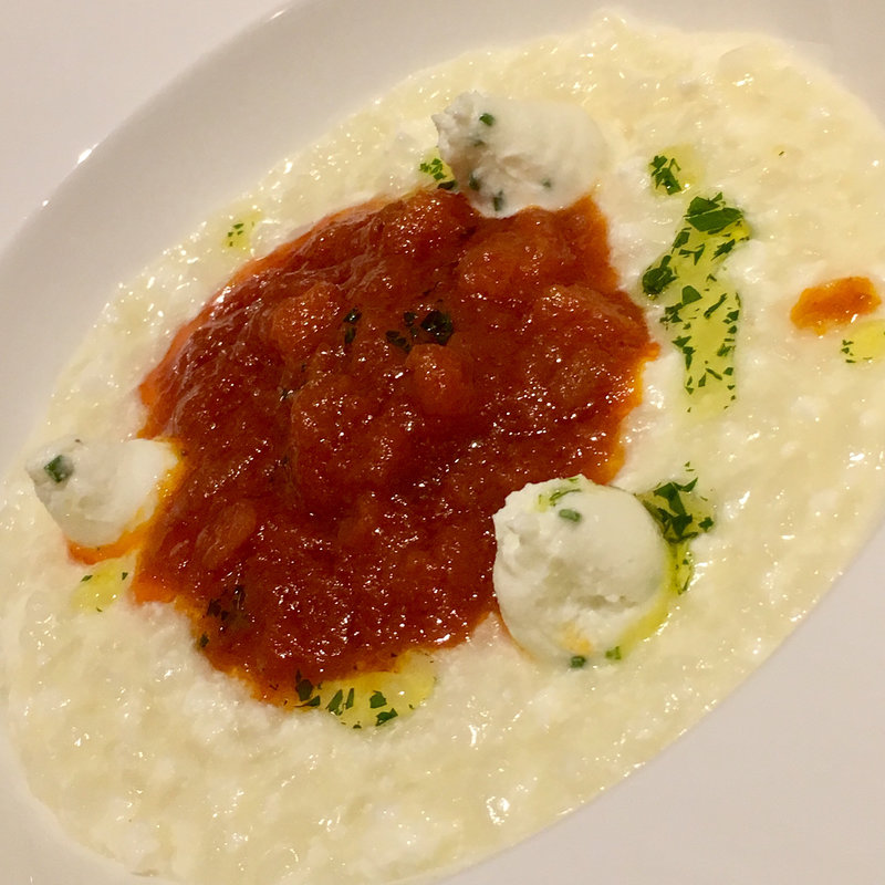 自家製リコッタチーズのリゾット(ステファノ エ トモコ)