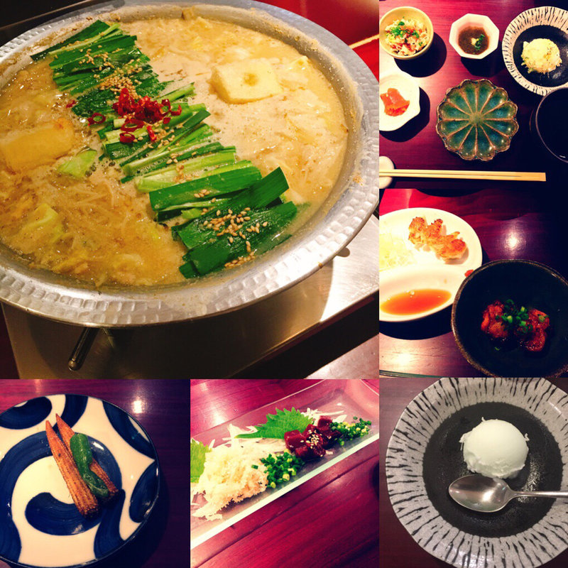 もつ鍋4580円コース(博多亀吉)