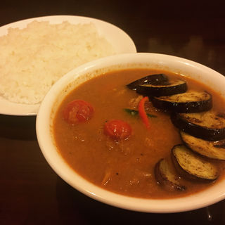 なすトマトチキン(curry草枕)