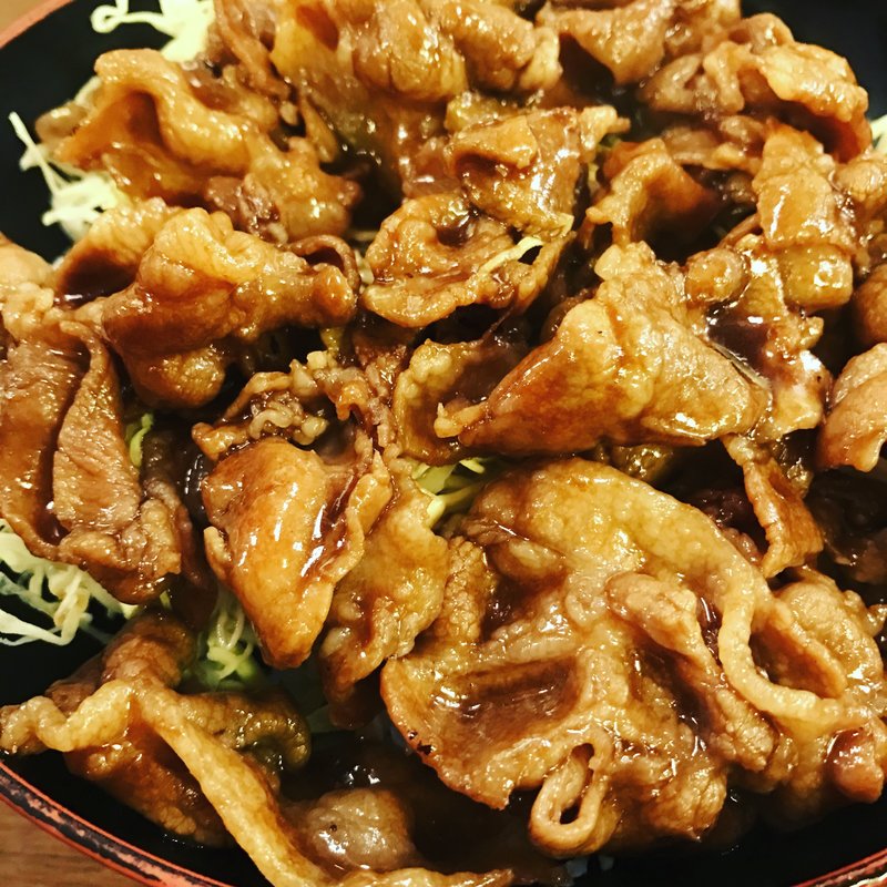 うす焼きトンテキ丼（大）(大阪トンテキ ホワイティ梅田 )