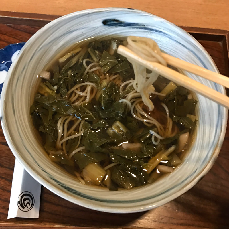 すんきそば(蕎麦つづら)