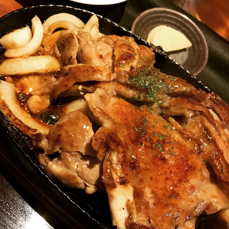 日替わり定食（チキンステーキ）(串カツ 中崎きりがね食堂 茶屋町店)