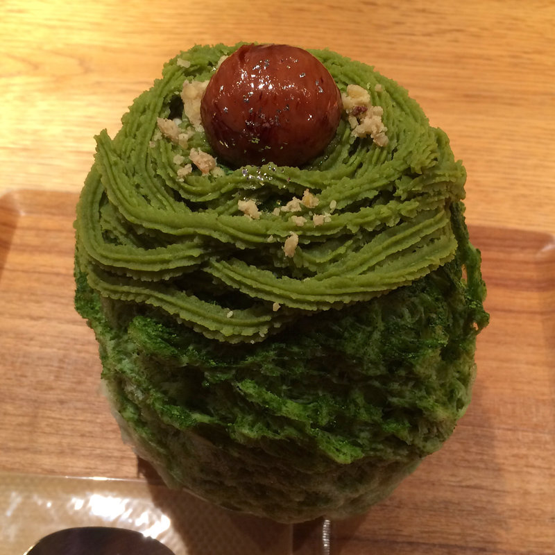 抹茶ラテマロン(氷屋ぴぃす )