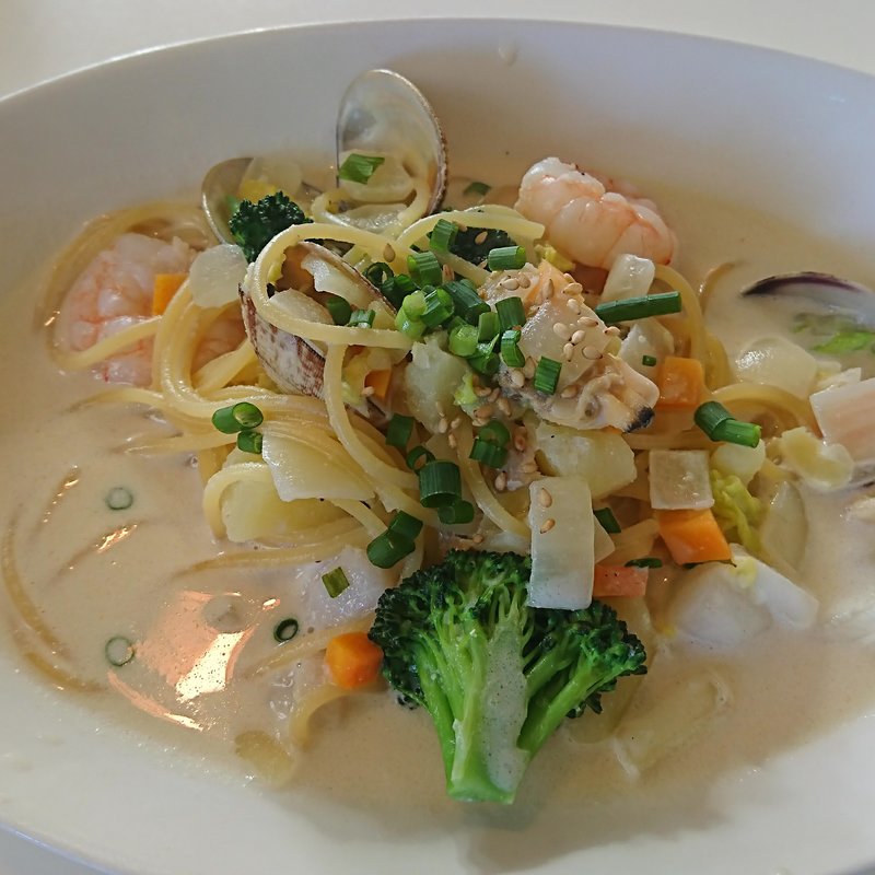 エビの和風クラムチャウダー(ボスケット （Ｂｏｓｃｈｅｔｔｏ）)