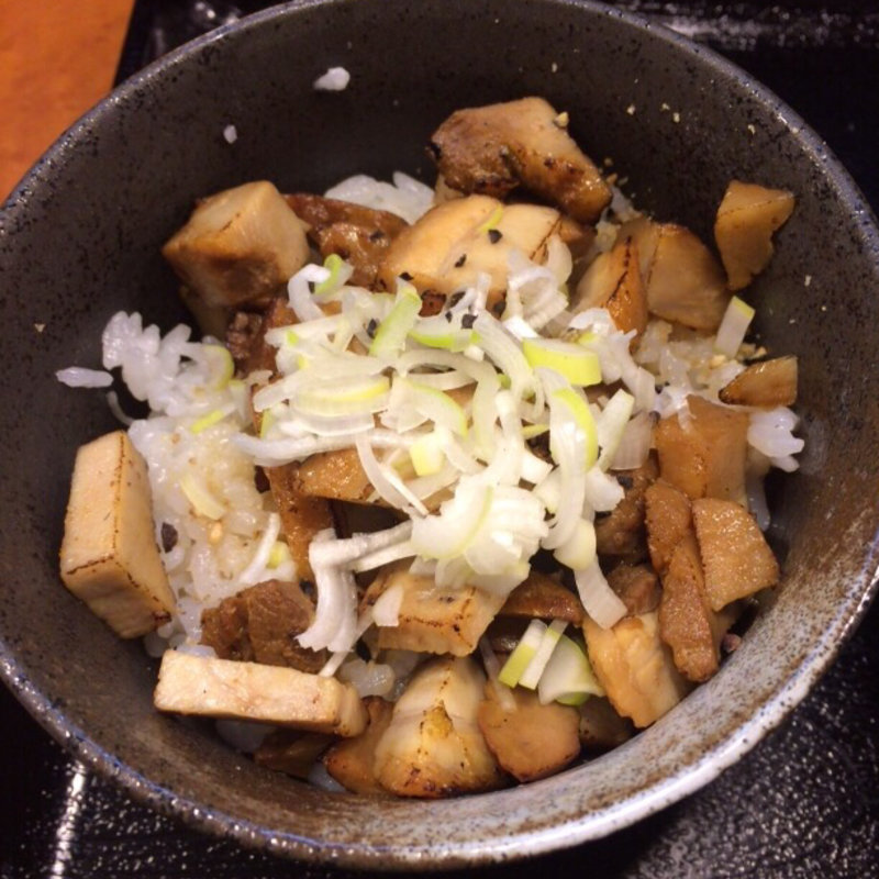 チャーシューご飯(らーめん 一夢庵)