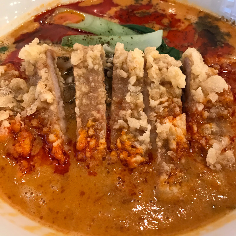 排骨担々麺 辛さ増し(ごまる )