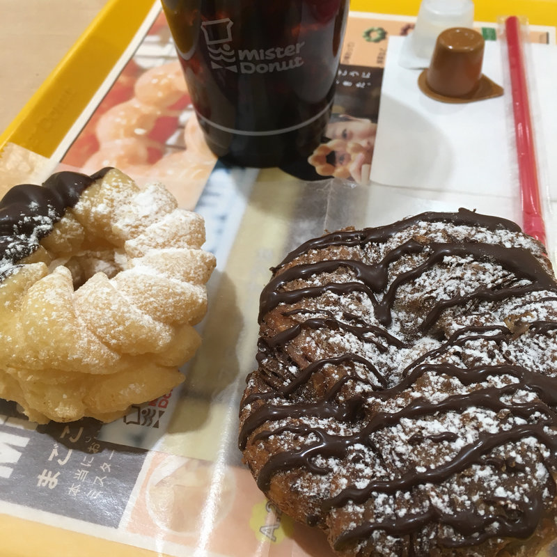エンゼルフレンチ、ショコラデニッシュチョコ、(ミスタードーナツ船橋店)