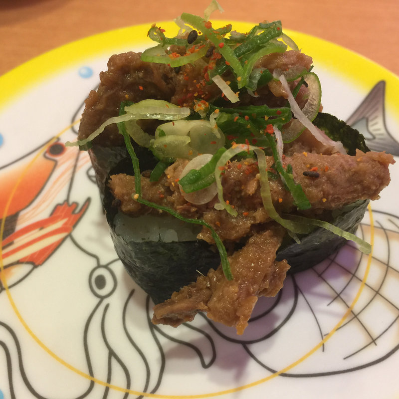 まぐろモツ煮軍艦(かっぱ寿司 西京極店 )