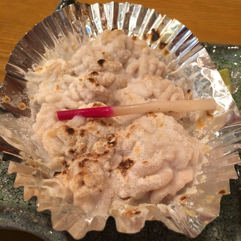 白子 焼き(鮨田)