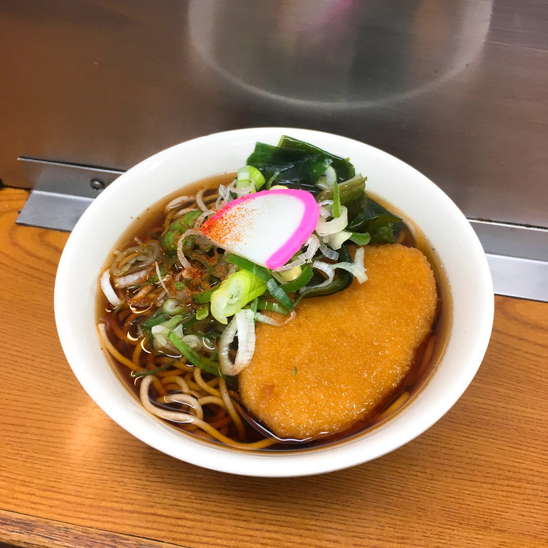 コロッケそば(そば処 瓢箪 （そばどころひょうたん）)