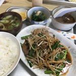 レバニラ定食(ときわや食堂 )