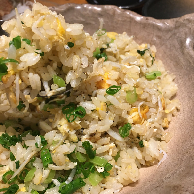 じゃことしらすの炒飯(こけら)