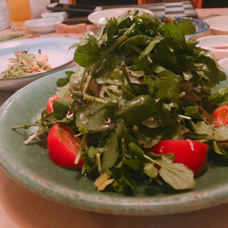 クレソンとフルーツトマトのサラダ(松 下北沢)