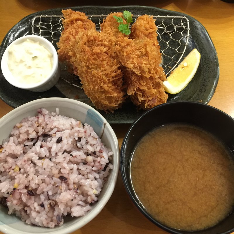 カキフライ膳(○かつ亭 西武池袋店 )