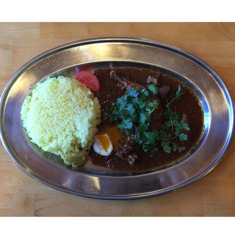 チキンマサラ パクチー＋半熟たまごトッピング(mana （マナ）)