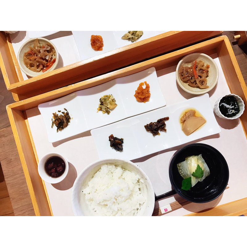 せきやの珍味とご飯(あそらの茶屋 )