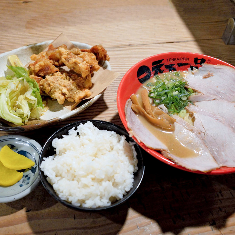 とっと揚げ定食(天下一品 讃岐店 )