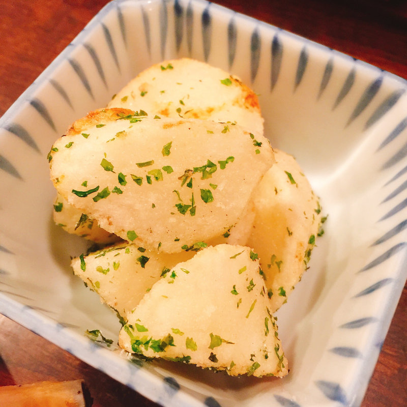 山芋の天ぷら(とりビアー 三軒茶屋本店)