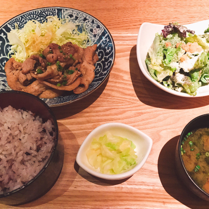 生姜焼き定食(新　-ＡＲＡＴＡ- （アラタ）)