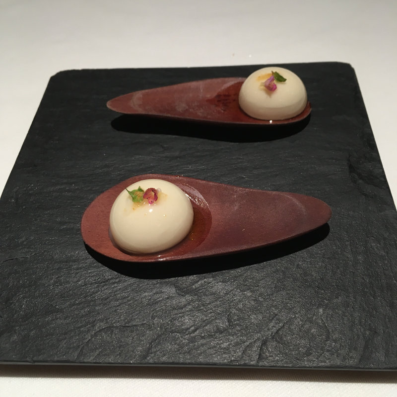 雷おこし風味のブランマンジェ(オマージュ)