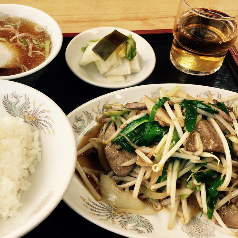 レバニラ定食(兆徳 )