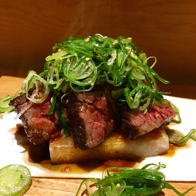 ハラミ炭火焼き(ぎをん華苑)