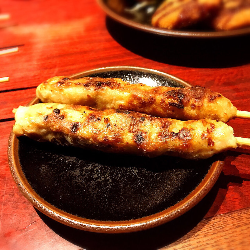 鴨入り鳥つくね串(鳥小屋 本店)