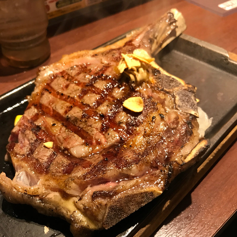 トマホークステーキ(いきなりステーキ 川崎駅前店)