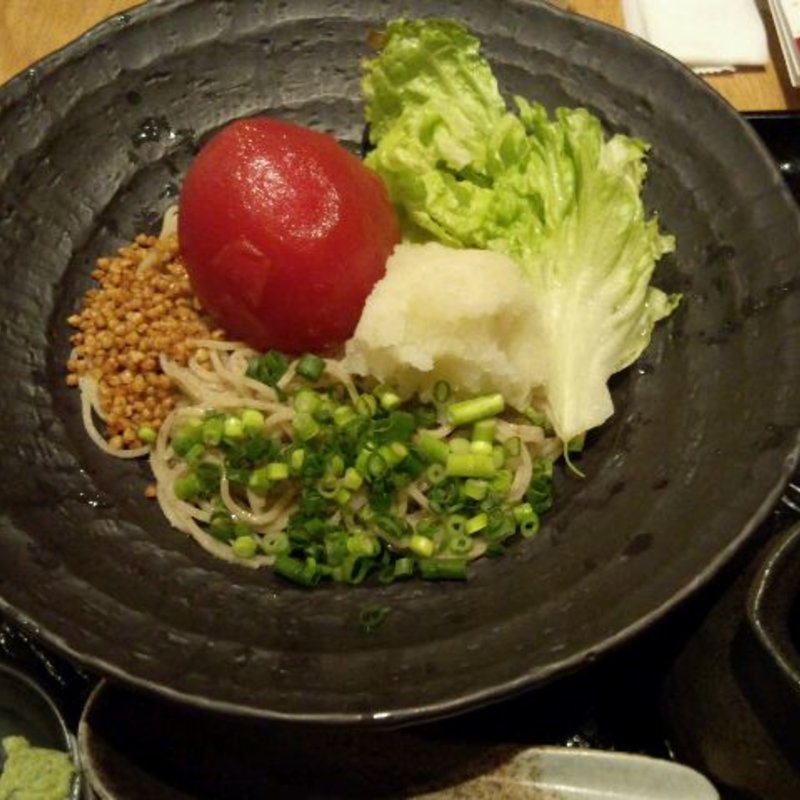 だし汁トマト(居蕎麦屋 信州 池袋パルコ店)