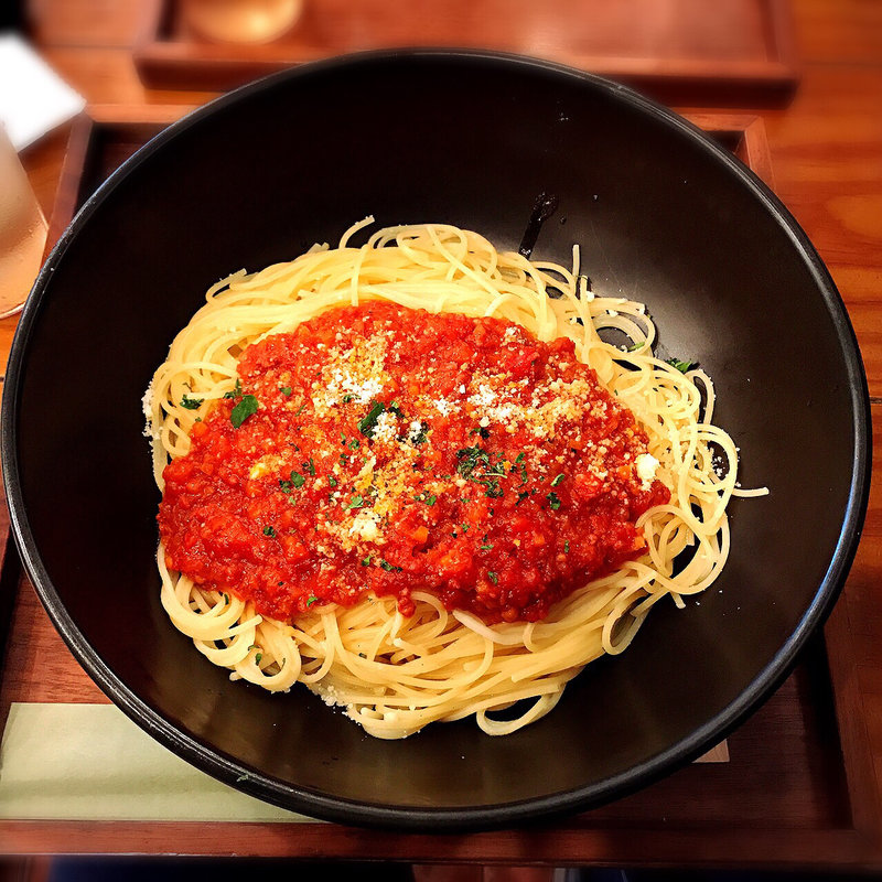 ミートソースすぱ(釜あげスパゲッティ すぱじろう 恵比寿本店 )