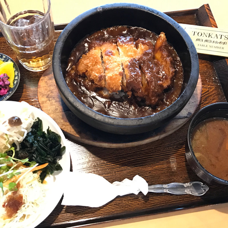 石焼かつカレー(とんかつマ・メゾン春日井店)