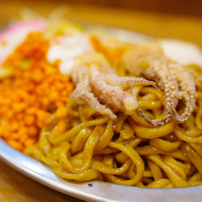 半熟卵の焼きそば(トナリ 森下店 )