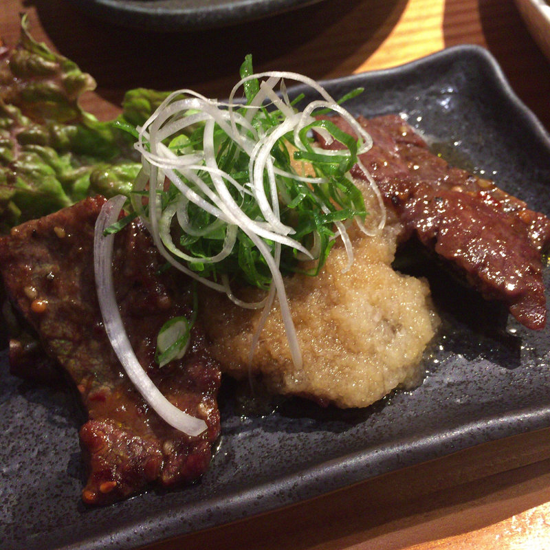 牛ハラミ焼き おろしポン酢で(心粋 )