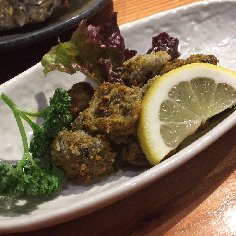 コリコリ砂肝のスパイシー唐揚げ(心粋 )